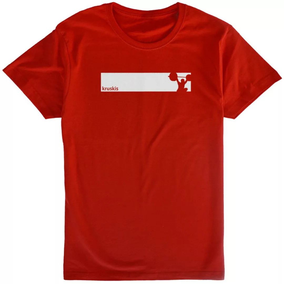 Kruskis Train Frame Kurzärmeliges T-shirt M Red günstig online kaufen