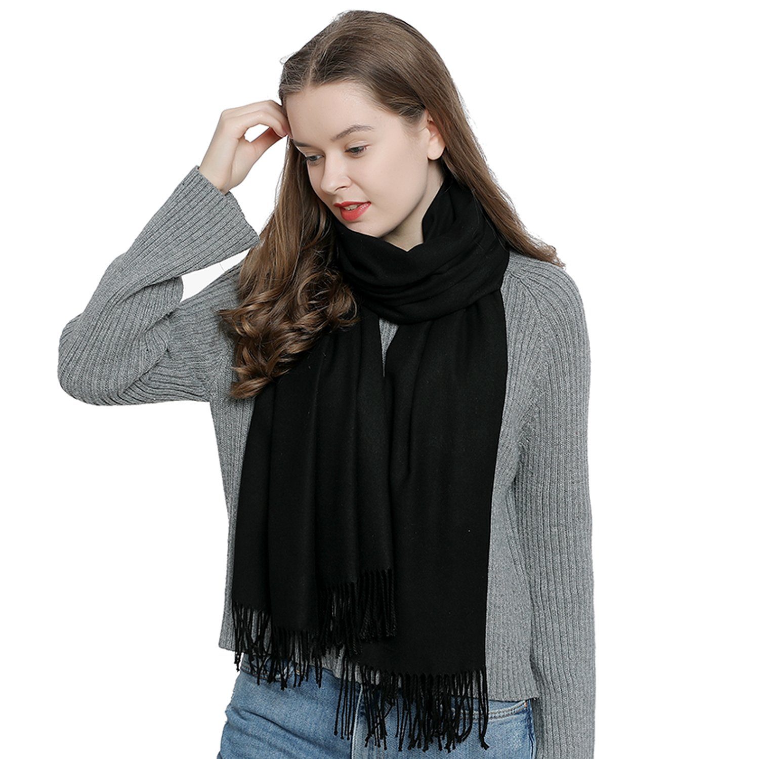 Schal Damen Schal einfarbig 185 x günstig online kaufen
