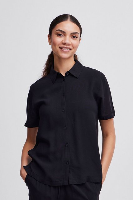 b.young Kurzarmhemd BYMMMJOELLA CROP SHIRT - verkürzte Bluse mit Knopfleist günstig online kaufen