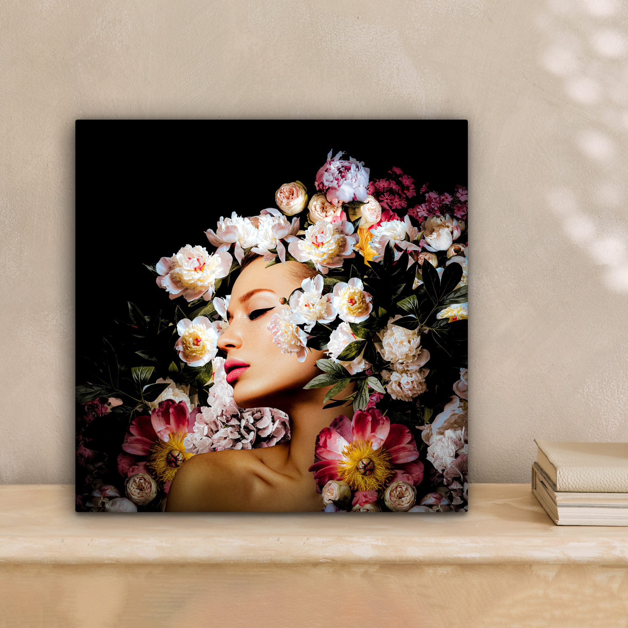 OneMillionCanvasses® Leinwandbild Frauen - Blumen - günstig online kaufen