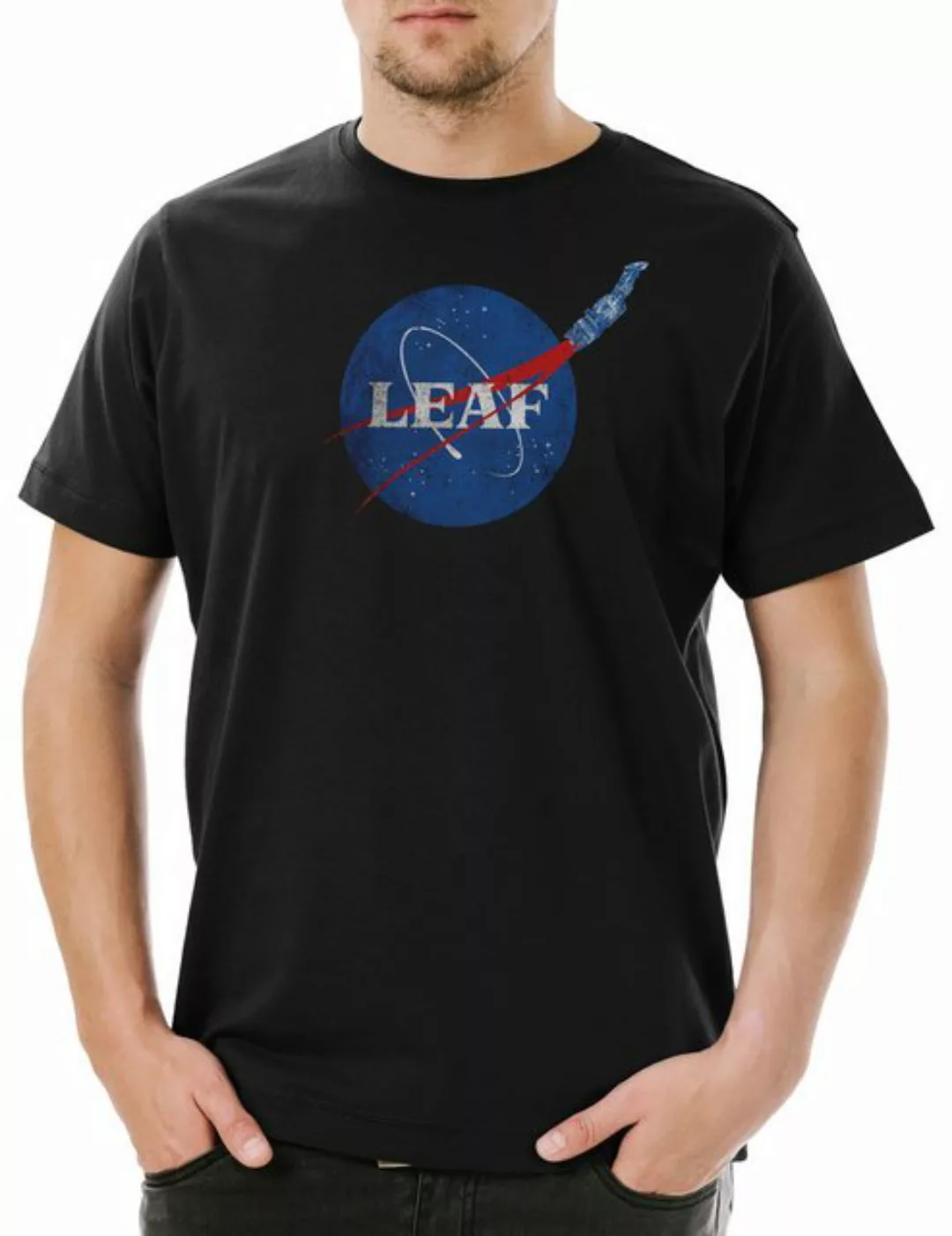 Urban Backwoods Print-Shirt Leaf Herren T-Shirt Firefly Bronze Ship I Am Le günstig online kaufen