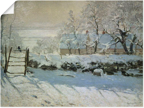 Artland Wandbild »Die Elster. 1868/69«, Vier Jahreszeiten, (1 St.), als Lei günstig online kaufen