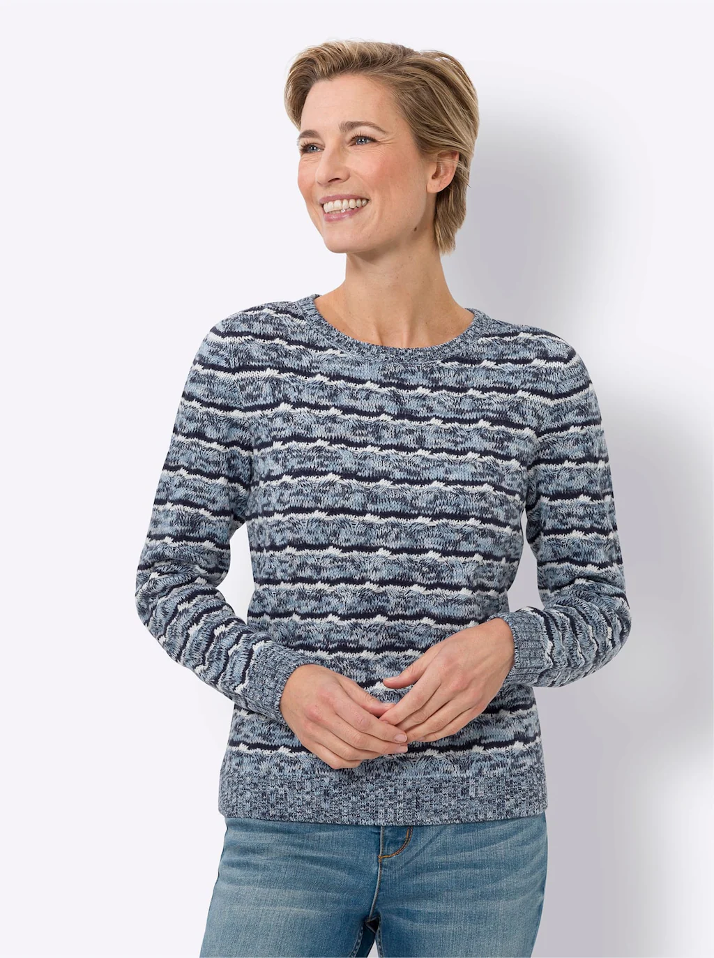 Classic Basics Strickpullover "Langarm-Pullover" günstig online kaufen