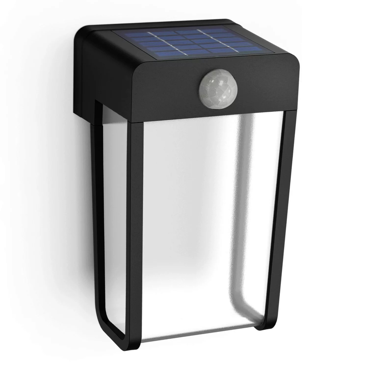 Philips Outdoor-Wandleuchte Shroud Solar klar 2,3 W 2.700 K Bewegungssensor günstig online kaufen