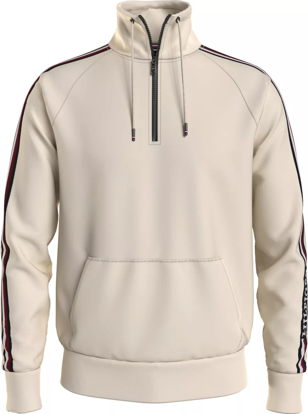 Tommy Hilfiger Sweatshirt GLOBAL STRIPE 1/4 ZIP mit Reißverschluss günstig online kaufen