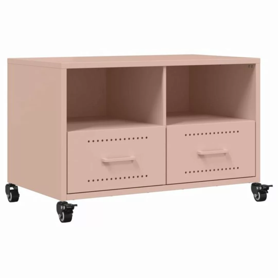 vidaXL TV-Schrank TV-Schrank Rosa 68x39x43,5 cm Stahl (1-St) günstig online kaufen