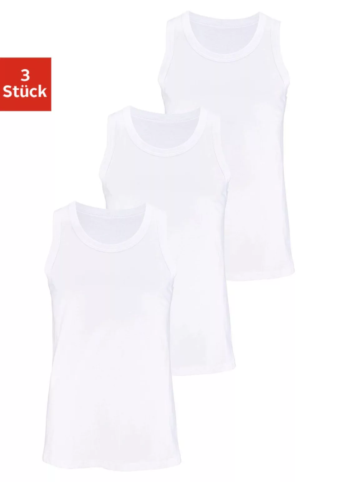 H.I.S Tanktop (Packung, 3-tlg) aus Baumwolle günstig online kaufen