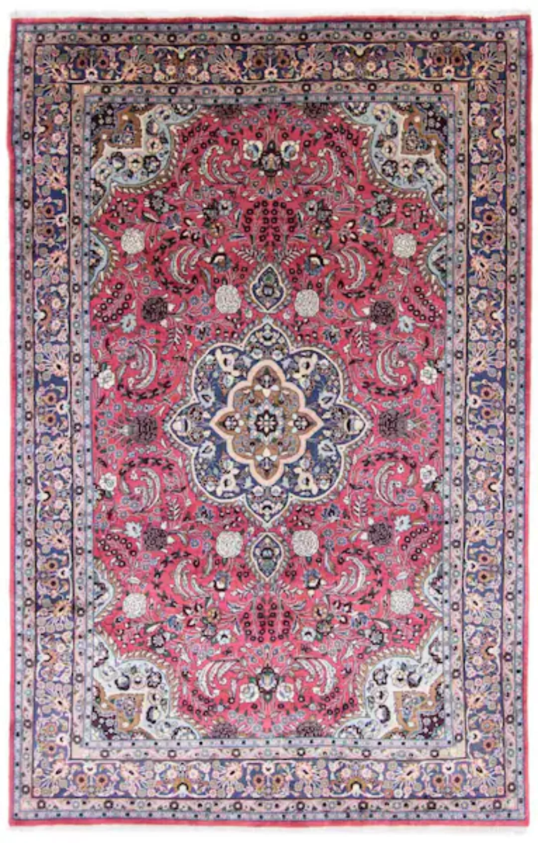 morgenland Wollteppich »Mehraban Medaillon Rosso 310 x 205 cm«, rechteckig, günstig online kaufen