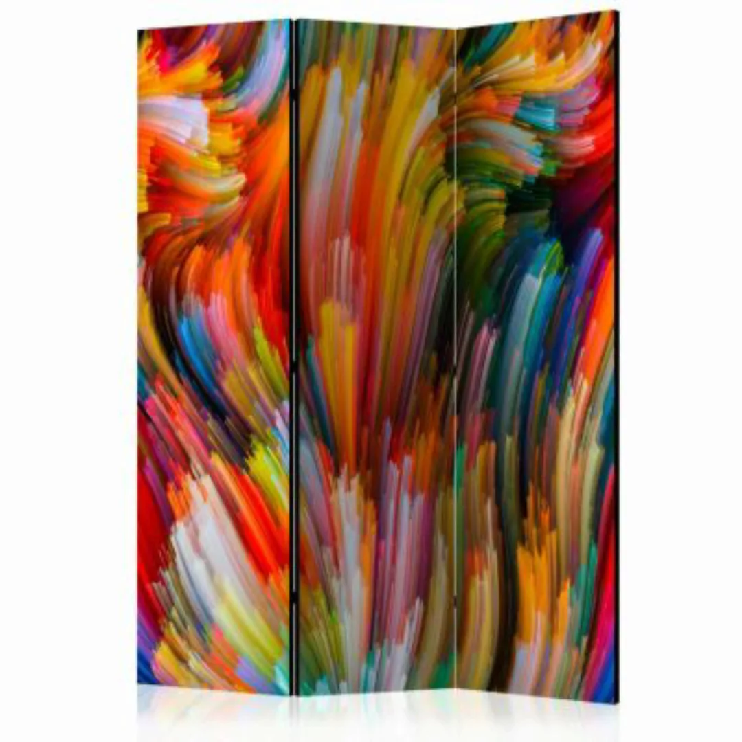 artgeist Paravent Rainbow Waves [Room Dividers] mehrfarbig Gr. 135 x 172 günstig online kaufen