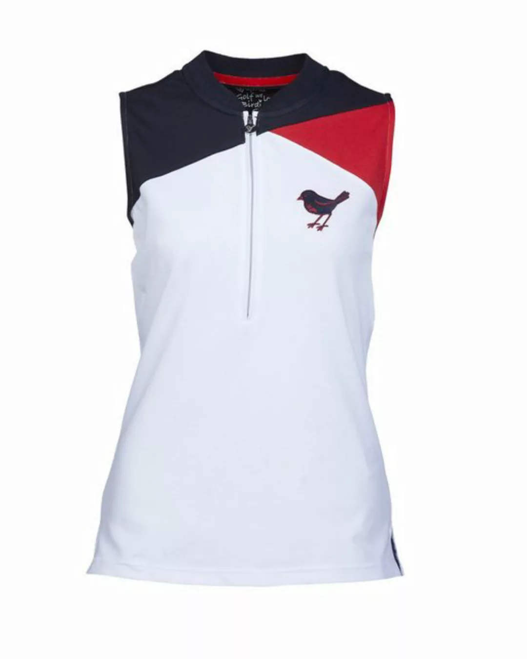 girls golf Poloshirt Girls Golf Polo 'Smile' Sleeveless Weiß Damen XL günstig online kaufen