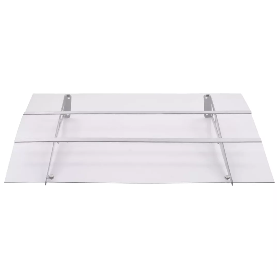 Haustürvordach Sibern Und Transparent 120ã90 Cm Polycarbonat günstig online kaufen