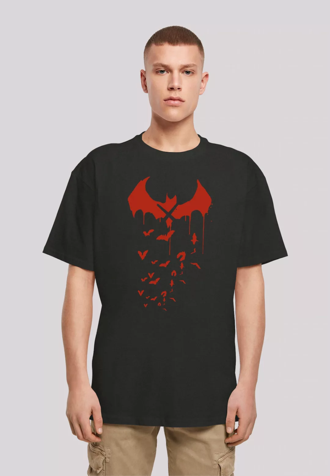 F4NT4STIC T-Shirt "DC Comics Batman Arkham Bats X Drip", Print günstig online kaufen