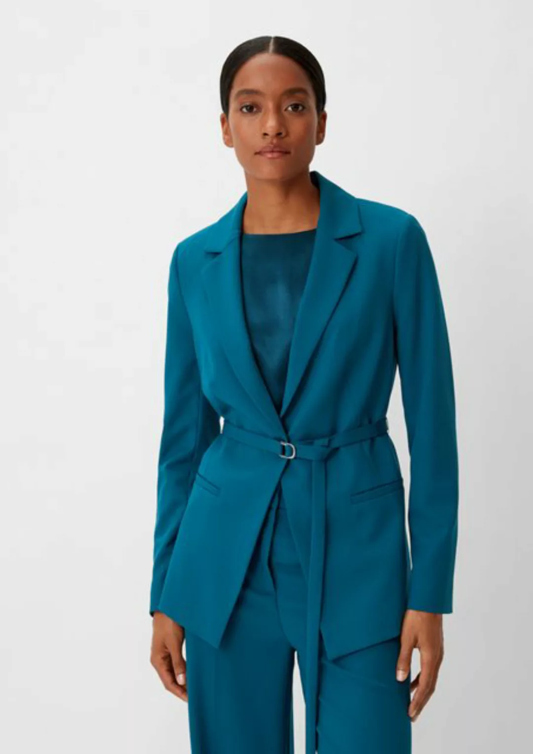 Comma Blusenblazer Blazer aus Viskosemix günstig online kaufen