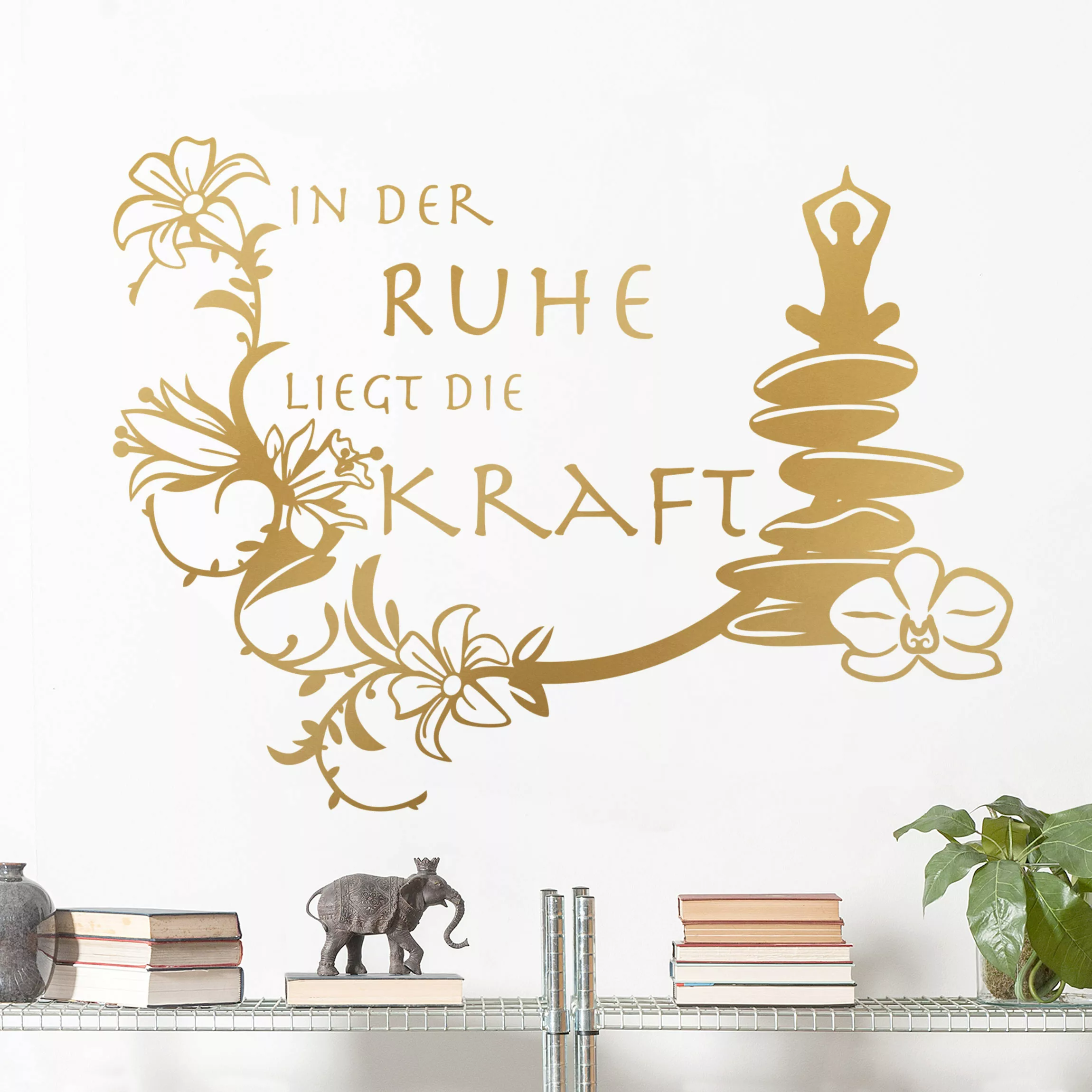 Wandtattoo Spruch In der Ruhe liegt die Kraft günstig online kaufen