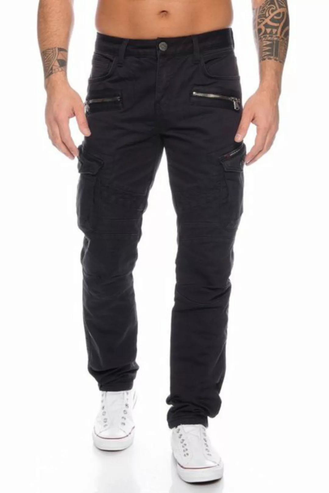 Cipo & Baxx Cargohose Herren Cargo Jeans Hose im modernen Design Schicke Na günstig online kaufen