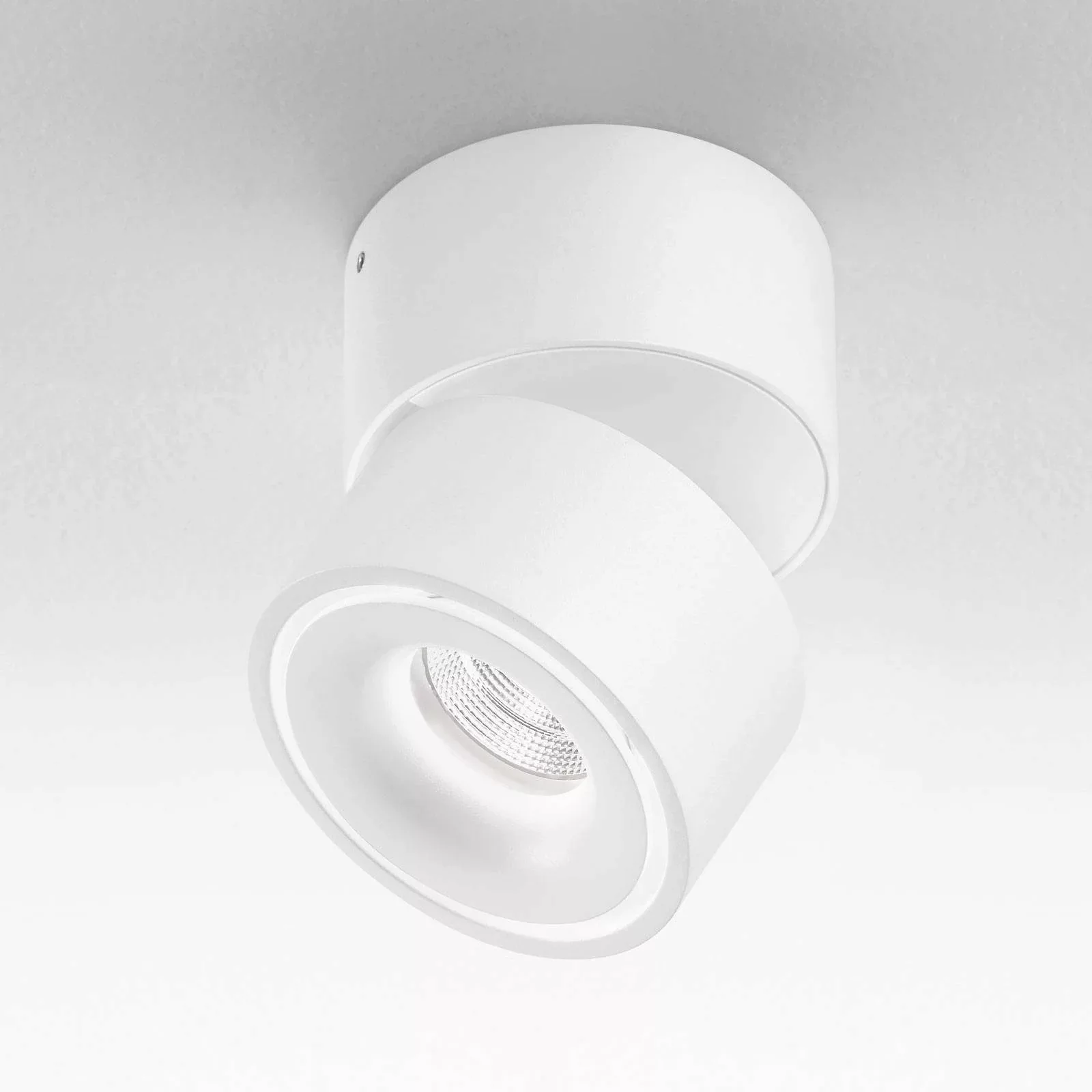 Egger Clippo LED-Deckenspot, weiß, 3.000K günstig online kaufen