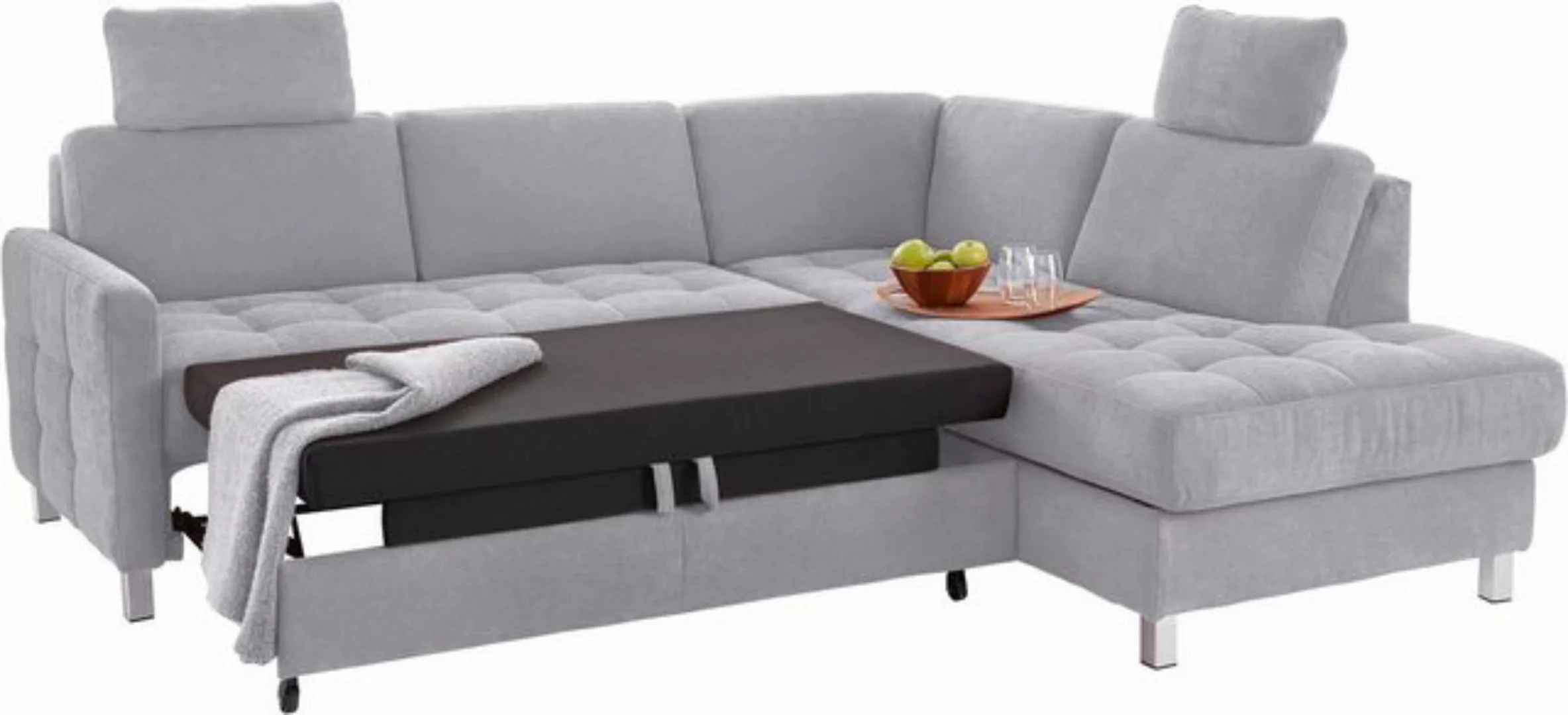 sit&more Ecksofa "Pablo L-Form", wahlweise mit Bettfunktion günstig online kaufen