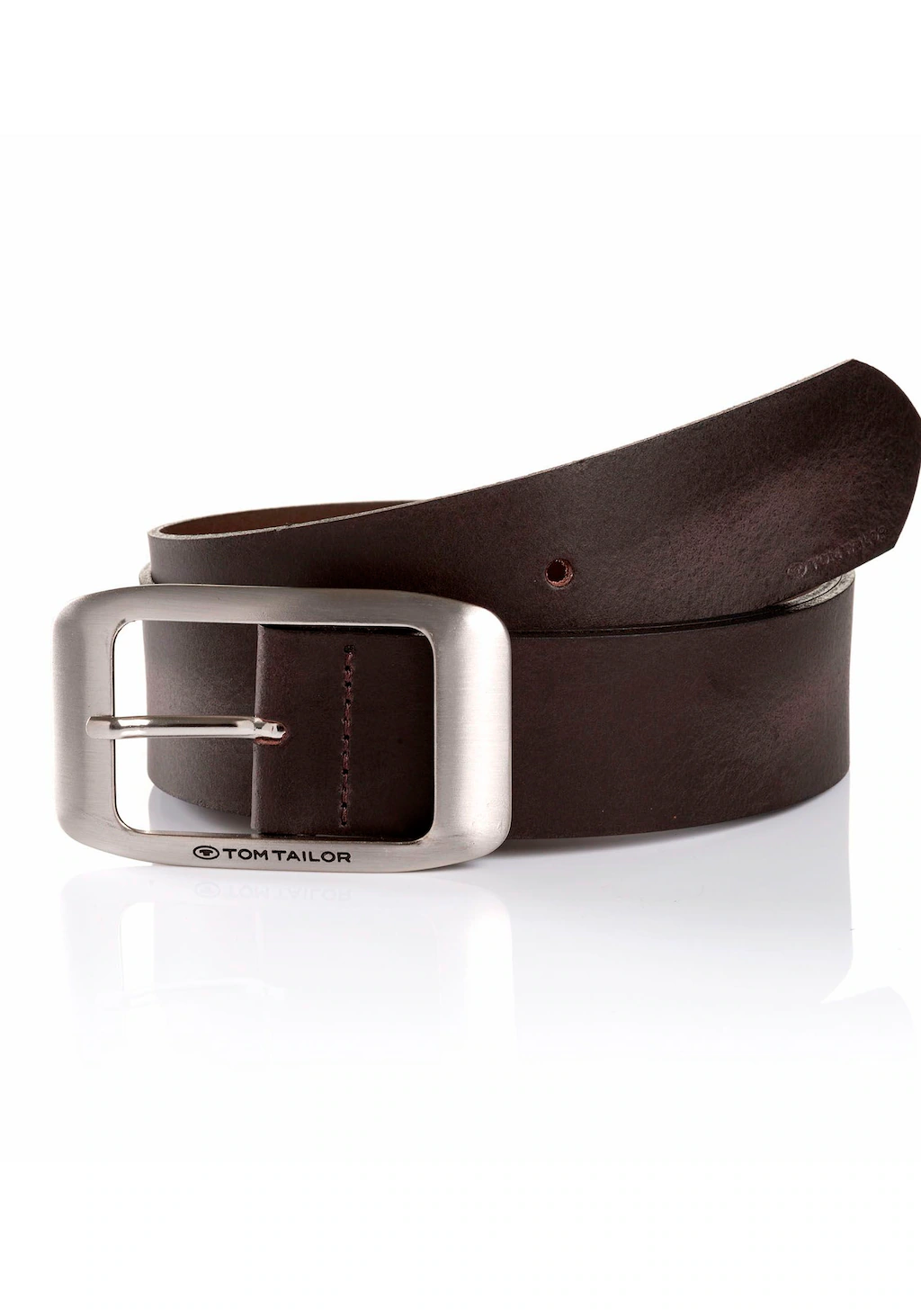 TOM TAILOR Ledergürtel "TTAMY", (1 St.), 4 cm breiter Damengürtel, modisch günstig online kaufen