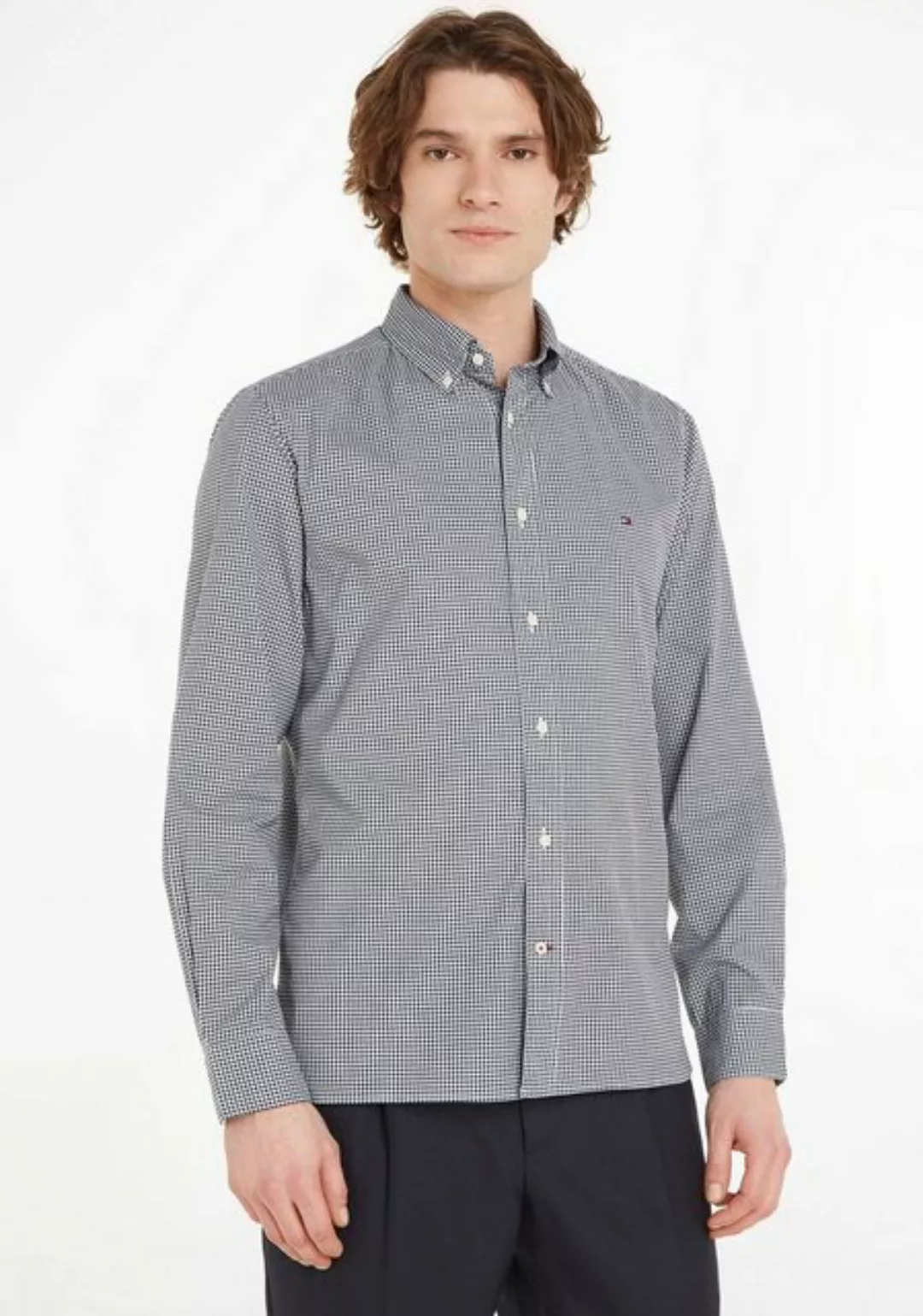 Tommy Hilfiger Langarmhemd NAT. SOFT FLEX GINGHAM RF SHIRT günstig online kaufen