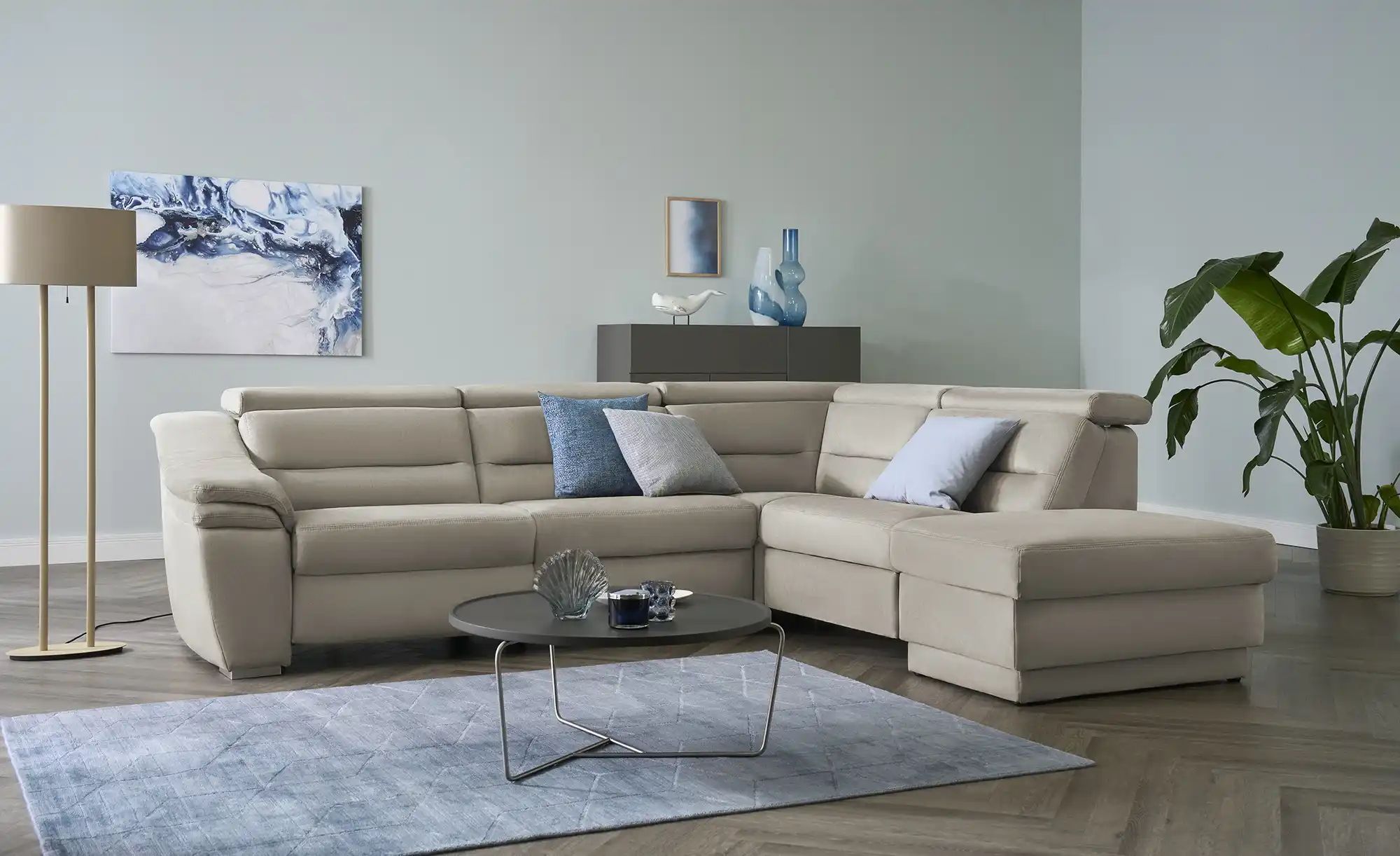 meinSofa Ecksofa  Ivonne ¦ grau ¦ Maße (cm): B: 294 T: 245.0 Polstermöbel > günstig online kaufen