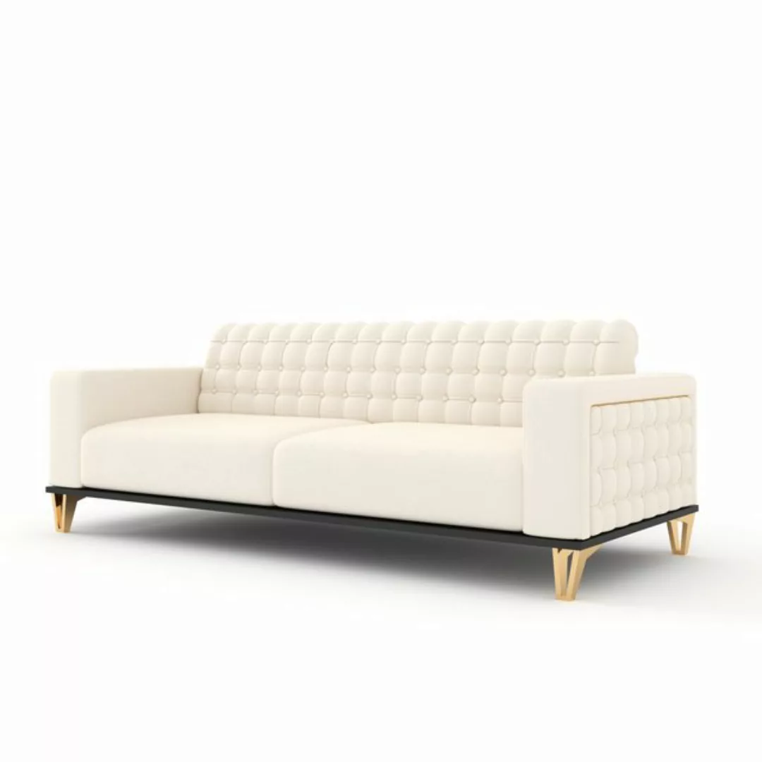 Möbeldreams Chesterfield-Sofa Chesterfield Sofa 3er Sofa * Schlaffunktion * günstig online kaufen