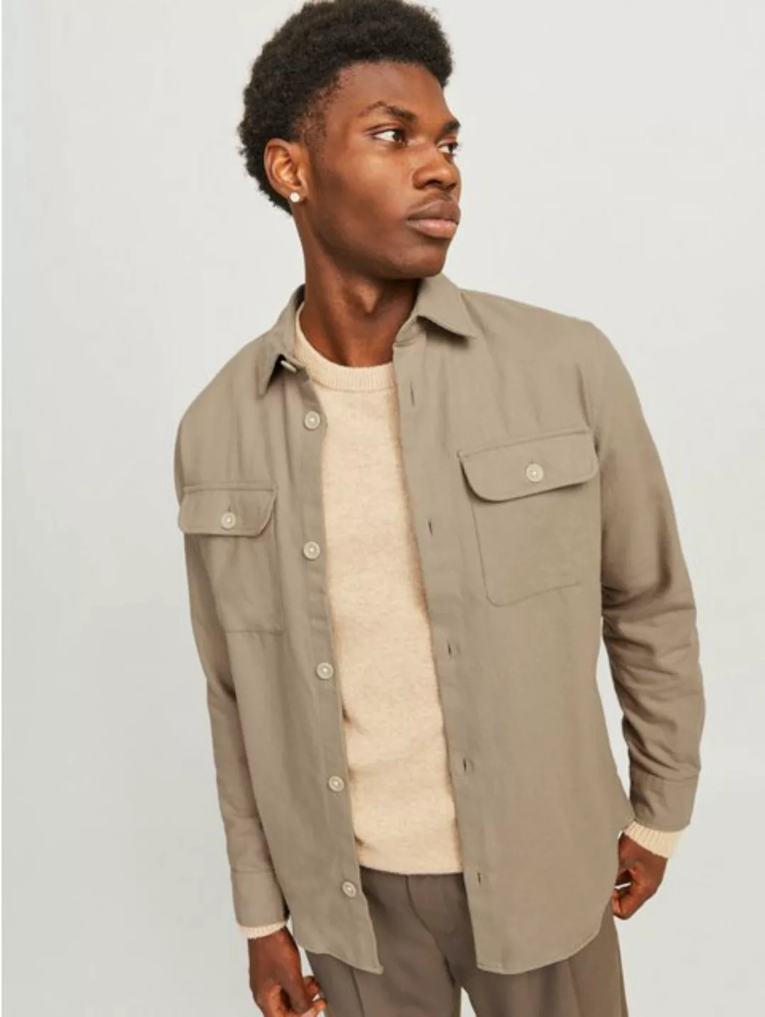 Jack & Jones Langarmhemd JJEDARREN OVERSHIRT LS NOOS günstig online kaufen