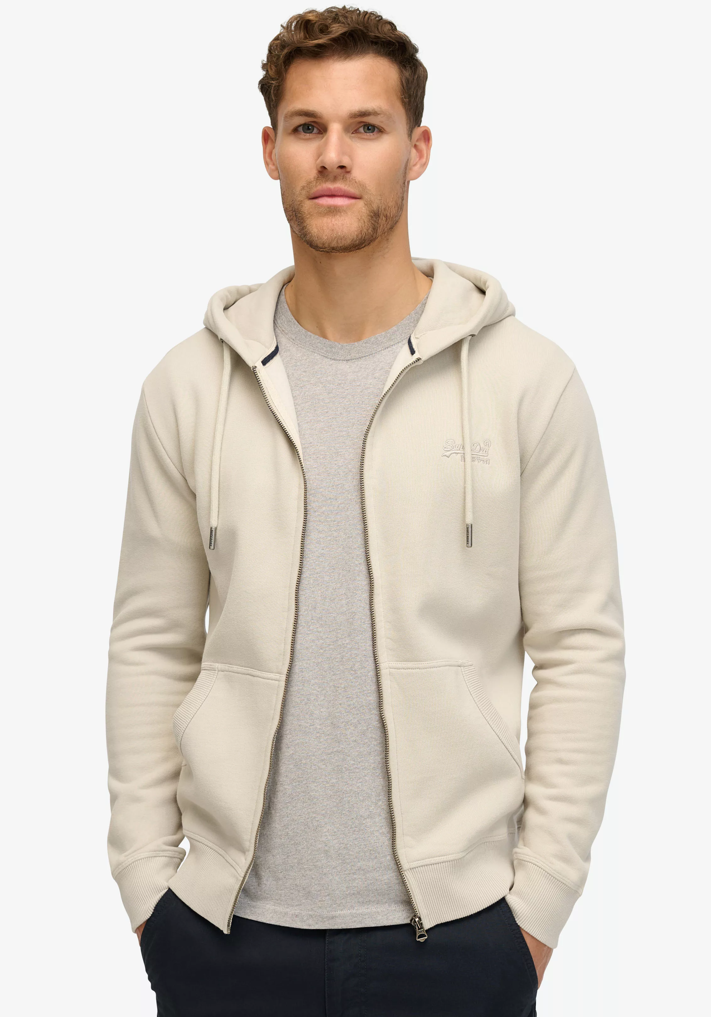 Superdry Kapuzensweatjacke "ESSENTIAL LOGO ZIP HOODIE" günstig online kaufen