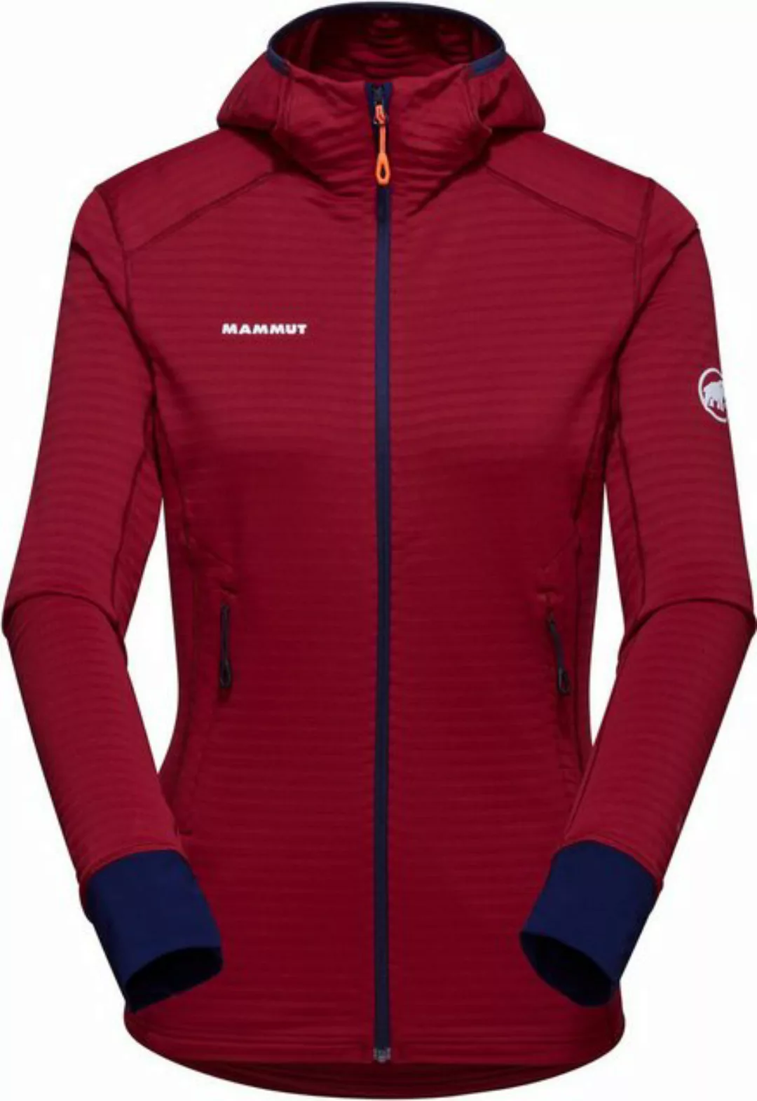 Mammut Fleecejacke Taiss Light ML Hooded Jacket Women BLOOD RED-MARINE günstig online kaufen