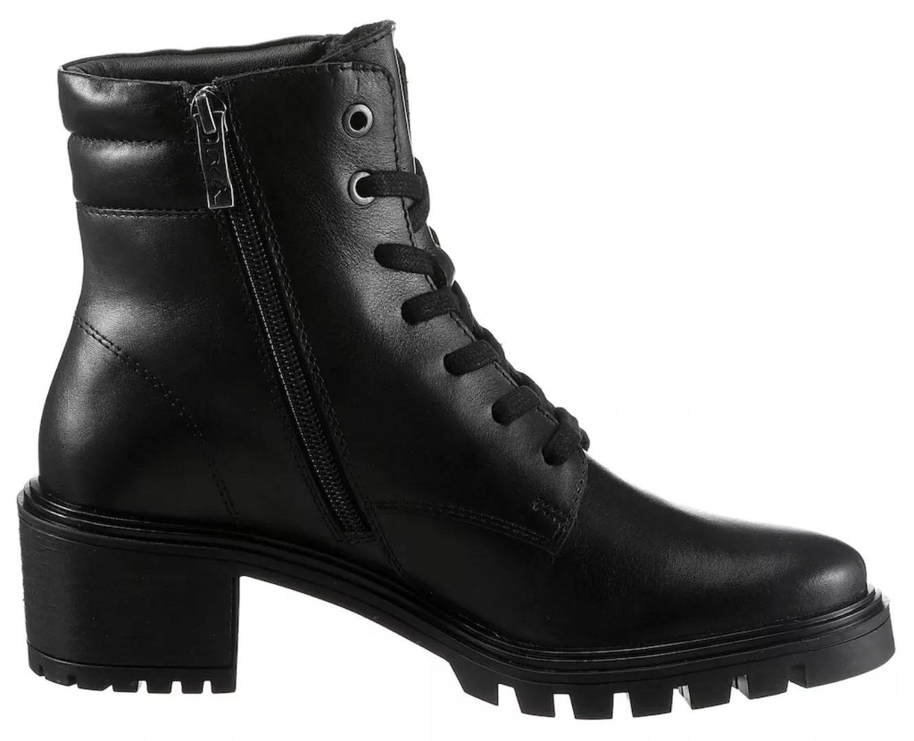 Ara Denver Schnür Boots Damen schwarz günstig online kaufen