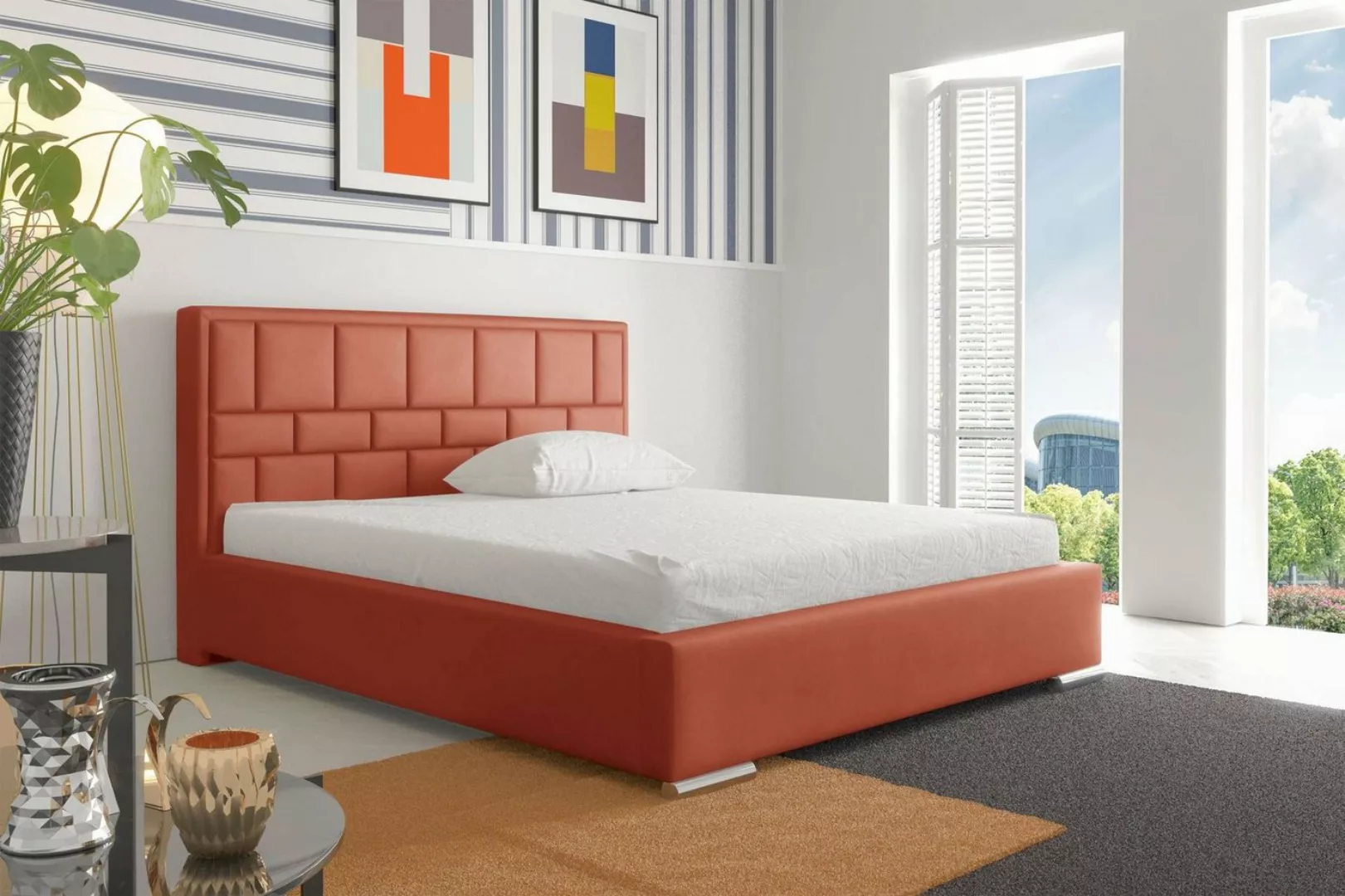 Stylefy Polsterbett Joseph (Schlafzimmerbett, Bett), wahlweise mit Bettkast günstig online kaufen