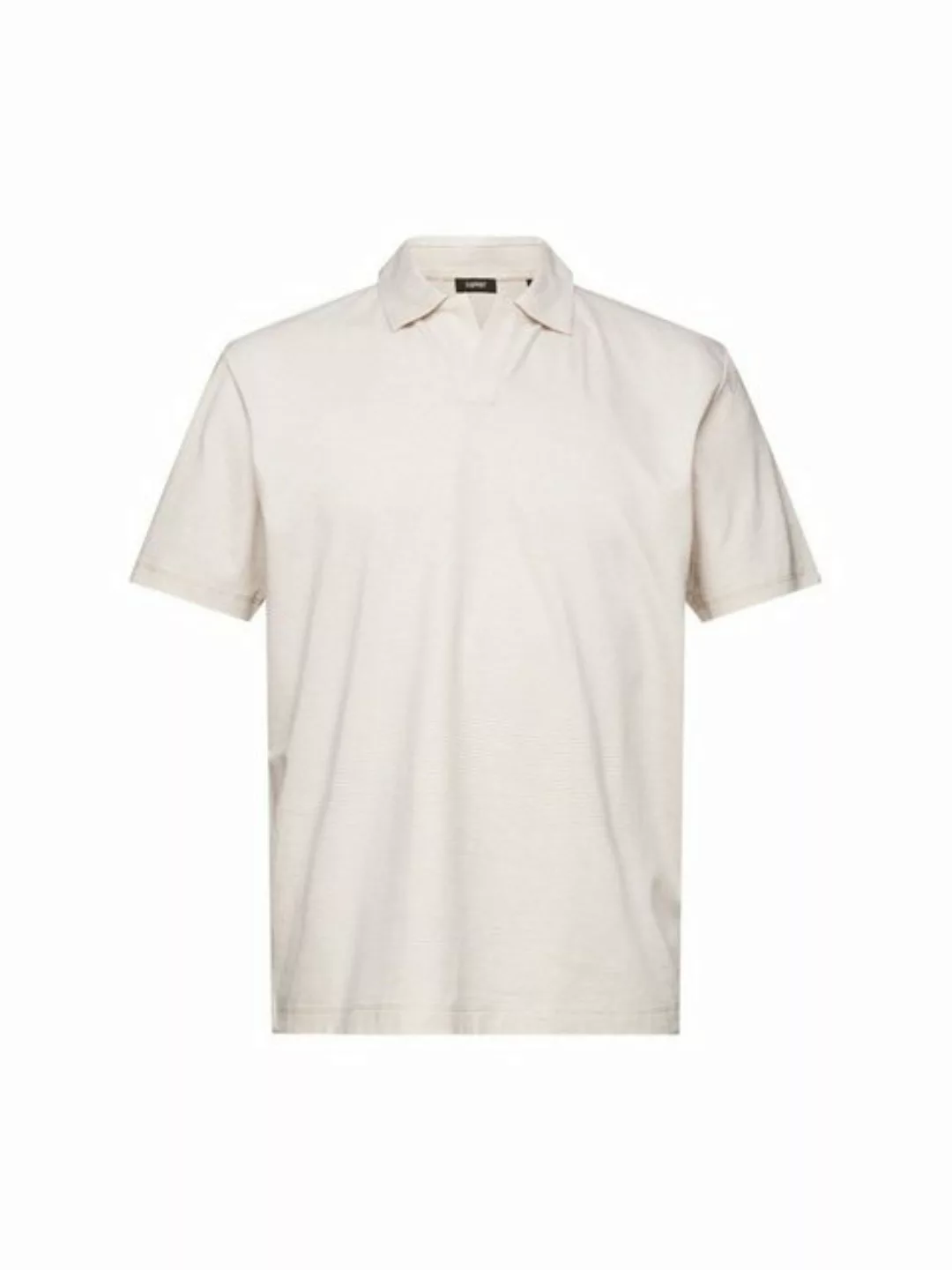 Esprit Collection Poloshirt Gestreiftes Jersey Poloshirt, Baumwolle-Leinen- günstig online kaufen