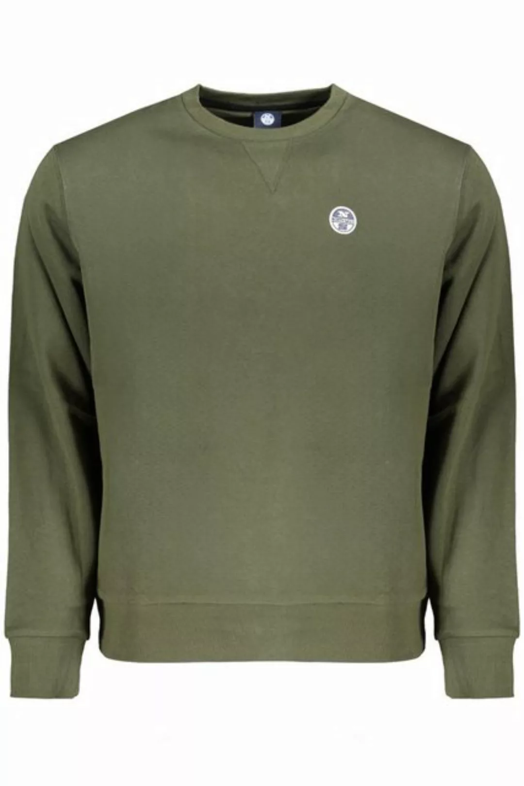 North Sails Sweatshirt Grünes Herren-Sweatshirt: Langarm, Rundhals, mit günstig online kaufen