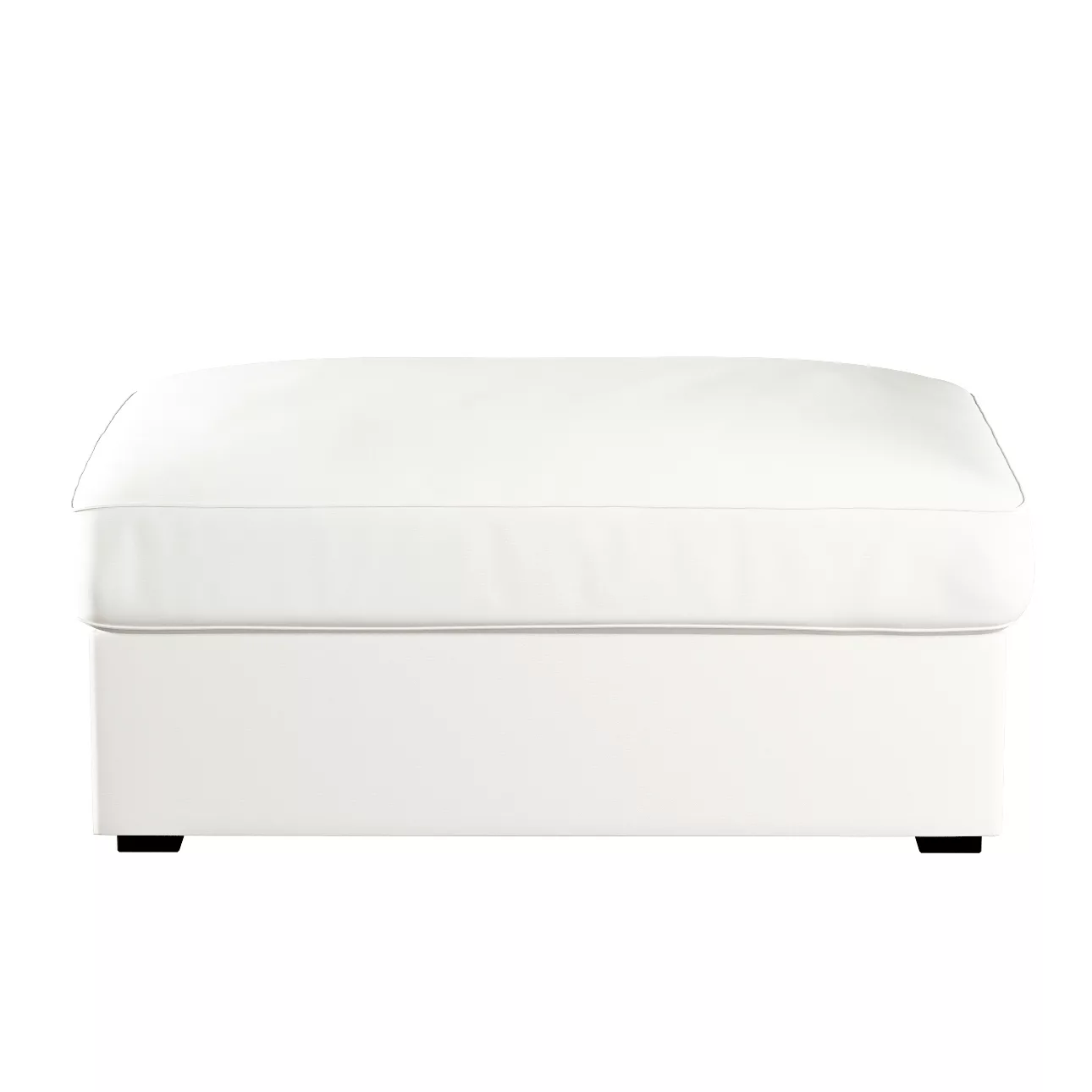 Bezug für Kivik Hocker, weiss, Bezug für Hocker Kivik, Cotton Panama (702-4 günstig online kaufen