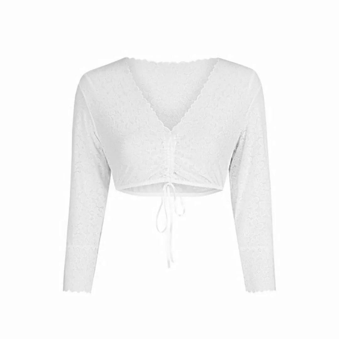 Nina Von C. Dirndlbluse Nina von C. Dirndl-Bluse, 3/4 Arm (40 Weiss) günstig online kaufen