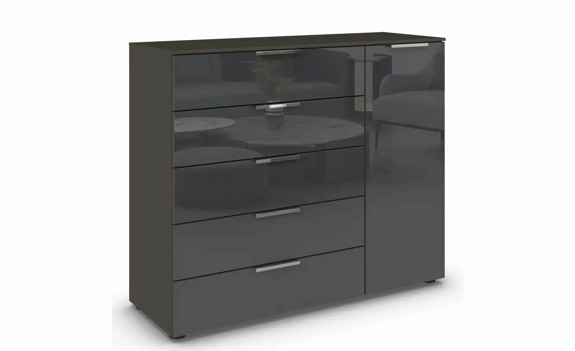 Sideboard   ¦ schwarz ¦ Maße (cm): B: 120 H: 100 Kommoden & Sideboards > Si günstig online kaufen