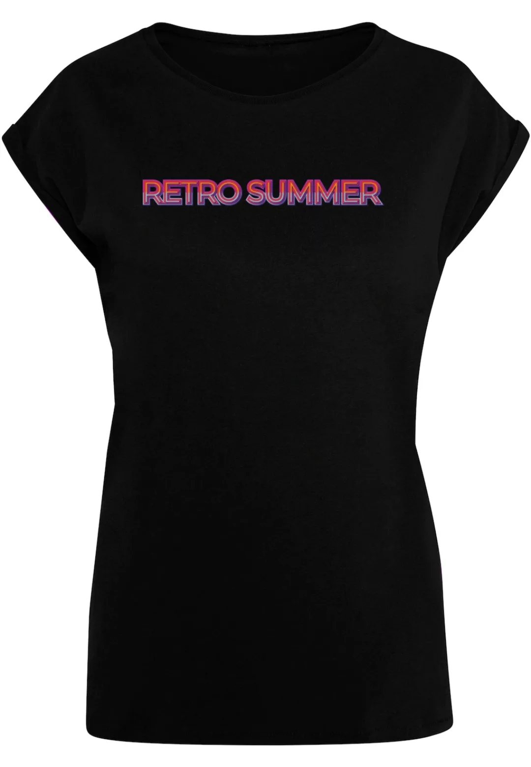 Merchcode T-Shirt "Merchcode Damen Ladies Summer - Retro T-Shirt" günstig online kaufen