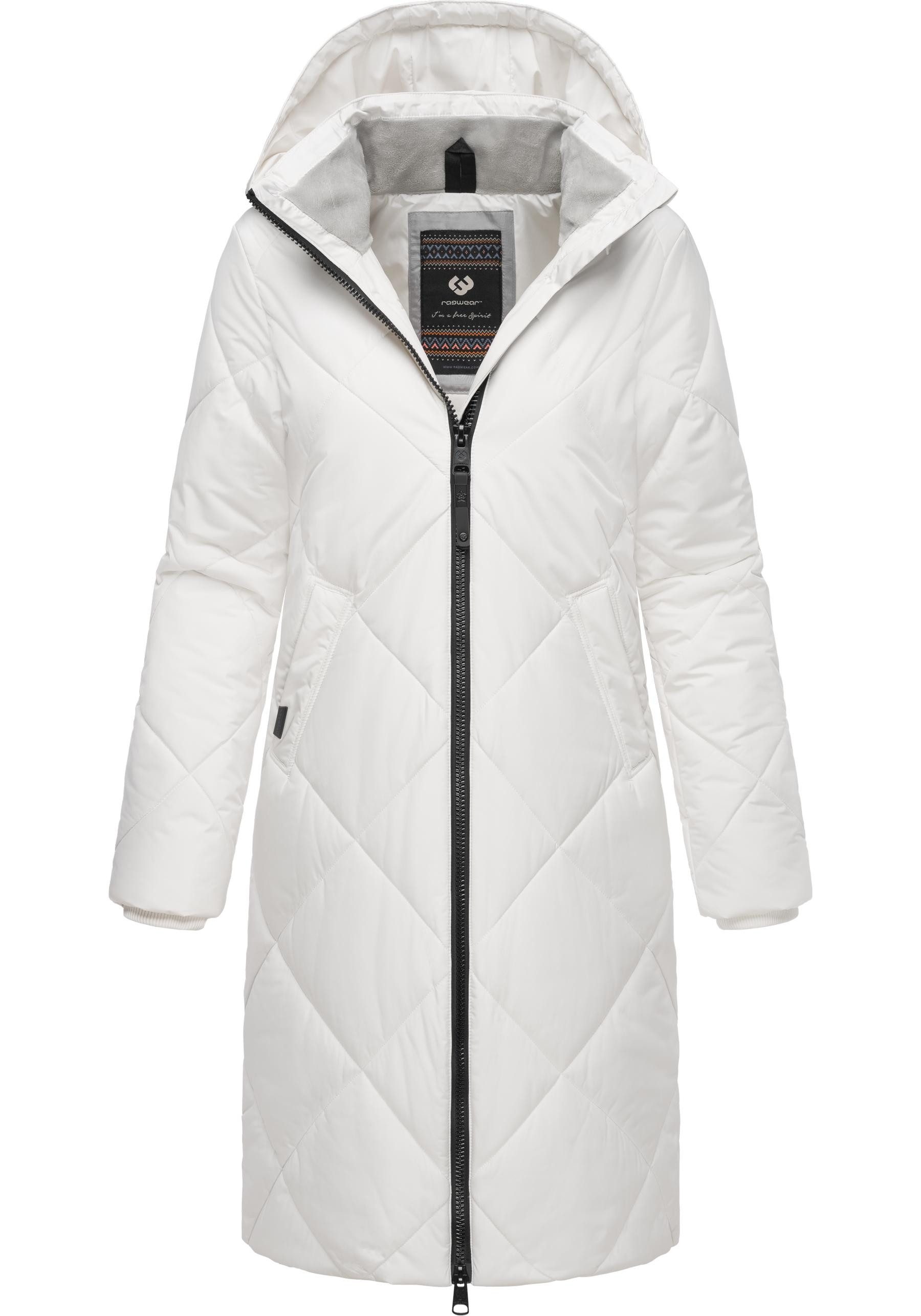 Ragwear Steppmantel "Rebela", stylischer Winterparka mit abnehmbarer Kapuze günstig online kaufen