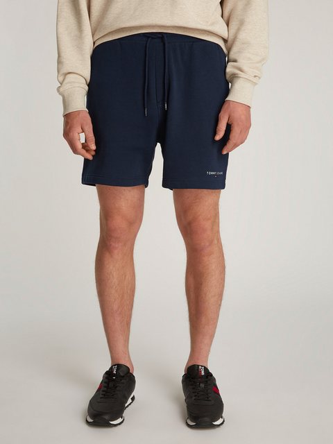 Tommy Jeans Sweatshorts TJM REG LINEAR SHORT mit Logostickerei günstig online kaufen