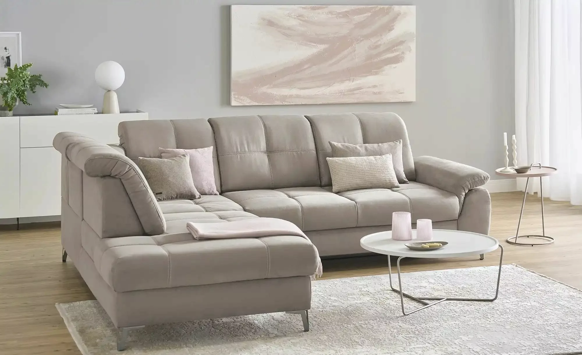 medium Ecksofa  Planova II ¦ beige ¦ Maße (cm): B: 282 H: 114 T: 241.0 Pols günstig online kaufen
