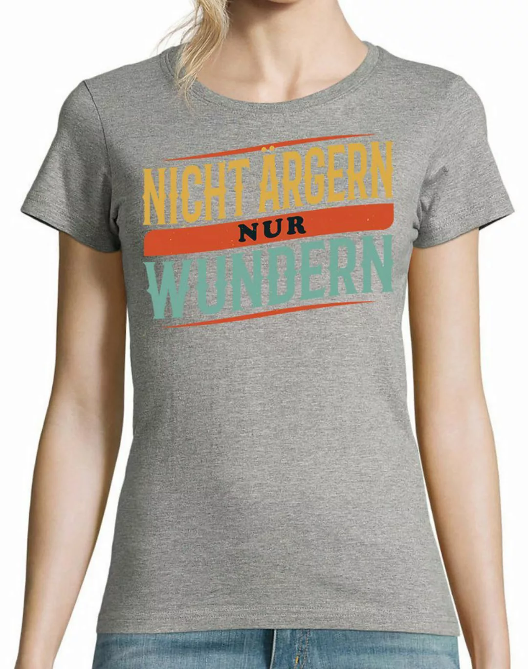 Youth Designz Print-Shirt Nicht Ärgern nur Wundern Damen T-Shirt mit lustig günstig online kaufen