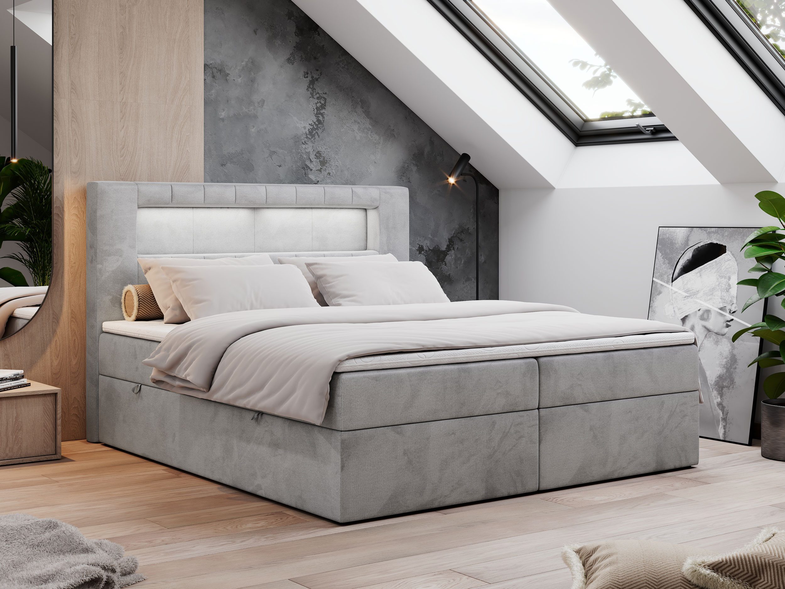 MKS MÖBEL Boxspringbett GOLD5 (Set, Packung, günstig online kaufen