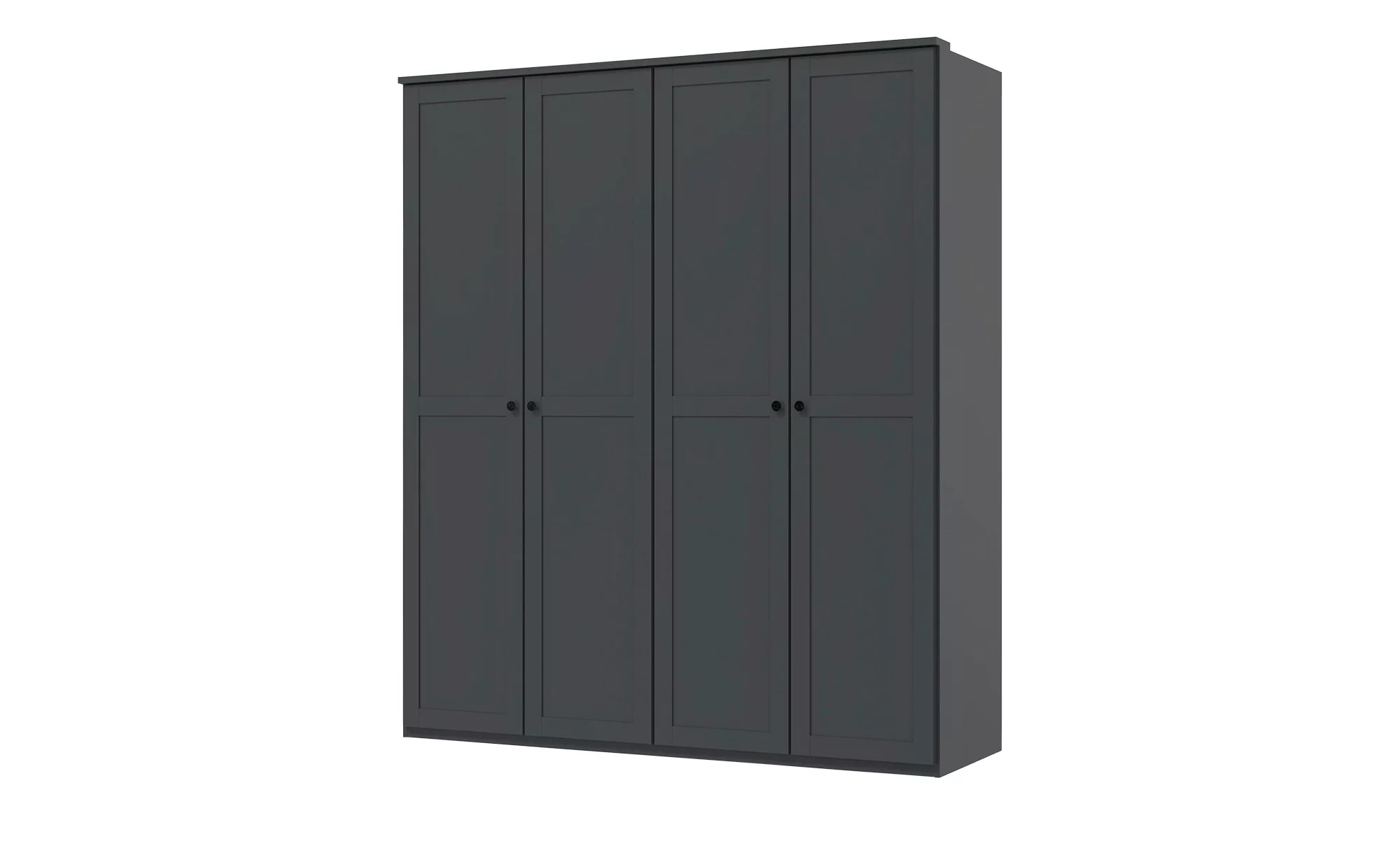 Drehtürenschrank  Chalet ¦ schwarz ¦ Maße (cm): B: 180 H: 210 T: 58 Schränk günstig online kaufen