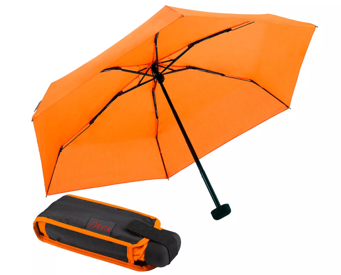 EuroSCHIRM Taschenregenschirm "Dainty, orange", besonders leicht, super fla günstig online kaufen