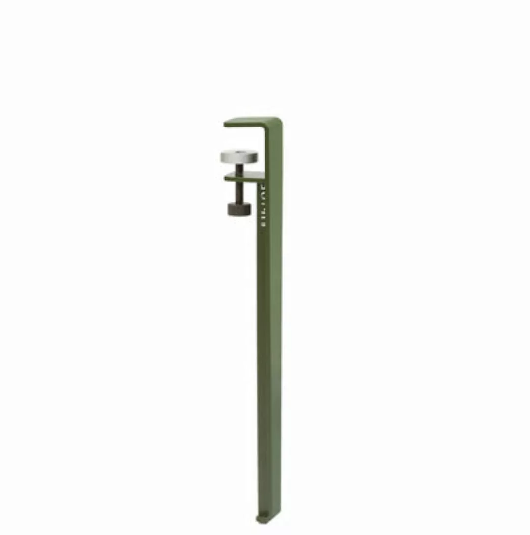 Fuß  metall grün mit Schraub-Befestigung / H 43 cm - Um Couchtische & Bänke günstig online kaufen