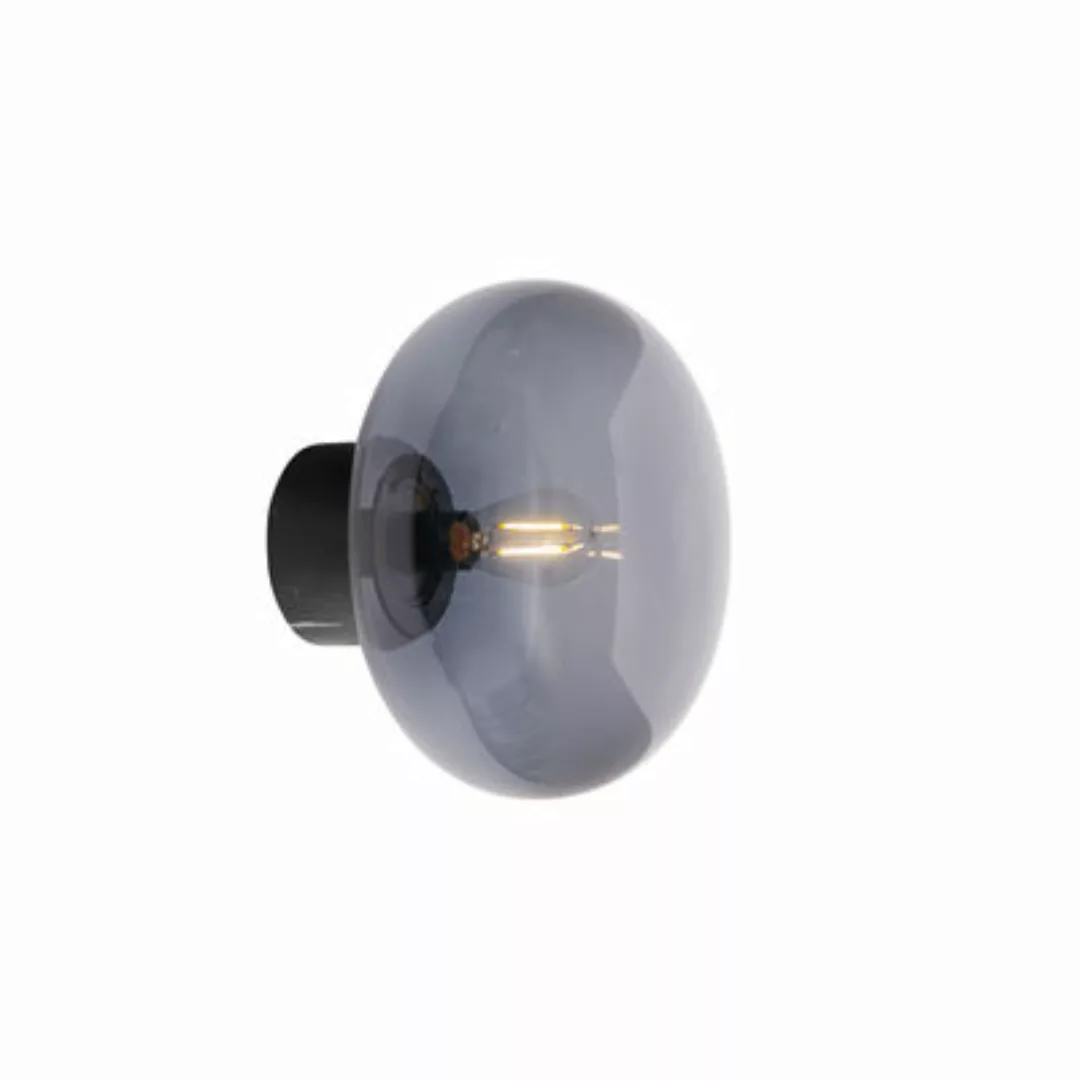 Bad-Wandlampe Karl-Johan Bathroom glas grau / IP44 - Sockel Marmor - NEW WO günstig online kaufen
