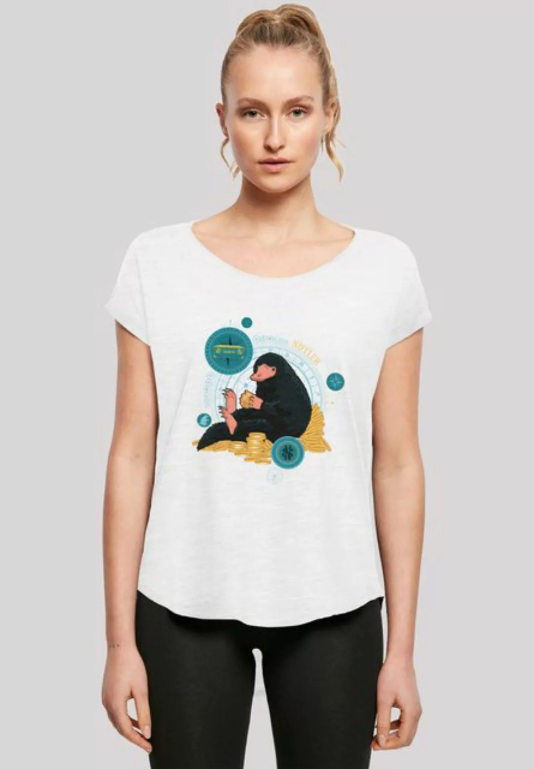 F4NT4STIC T-Shirt Phantastische Tierwesen Sitting Niffler Damen,Premium Mer günstig online kaufen