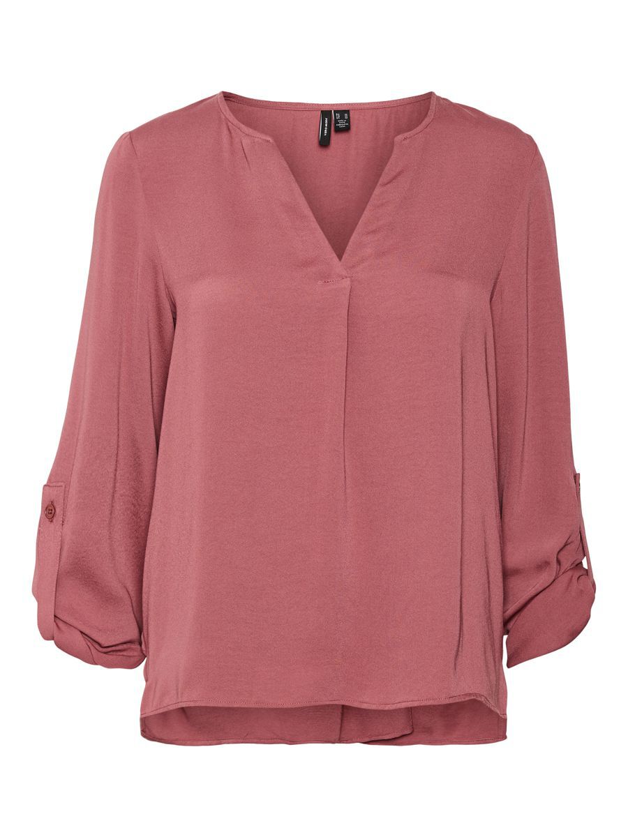 VERO MODA Fold-up Bluse Damen Violett günstig online kaufen