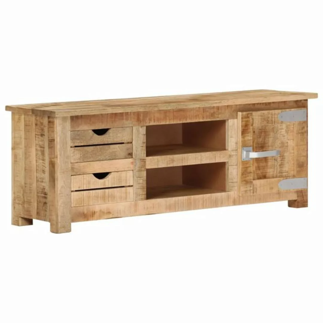 Tv-schrank 110x30x40 Cm Raues Mangoholz günstig online kaufen