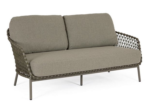 Bizzotto Gartensofa Gartensofa Ivissa aus Metall, Grün günstig online kaufen