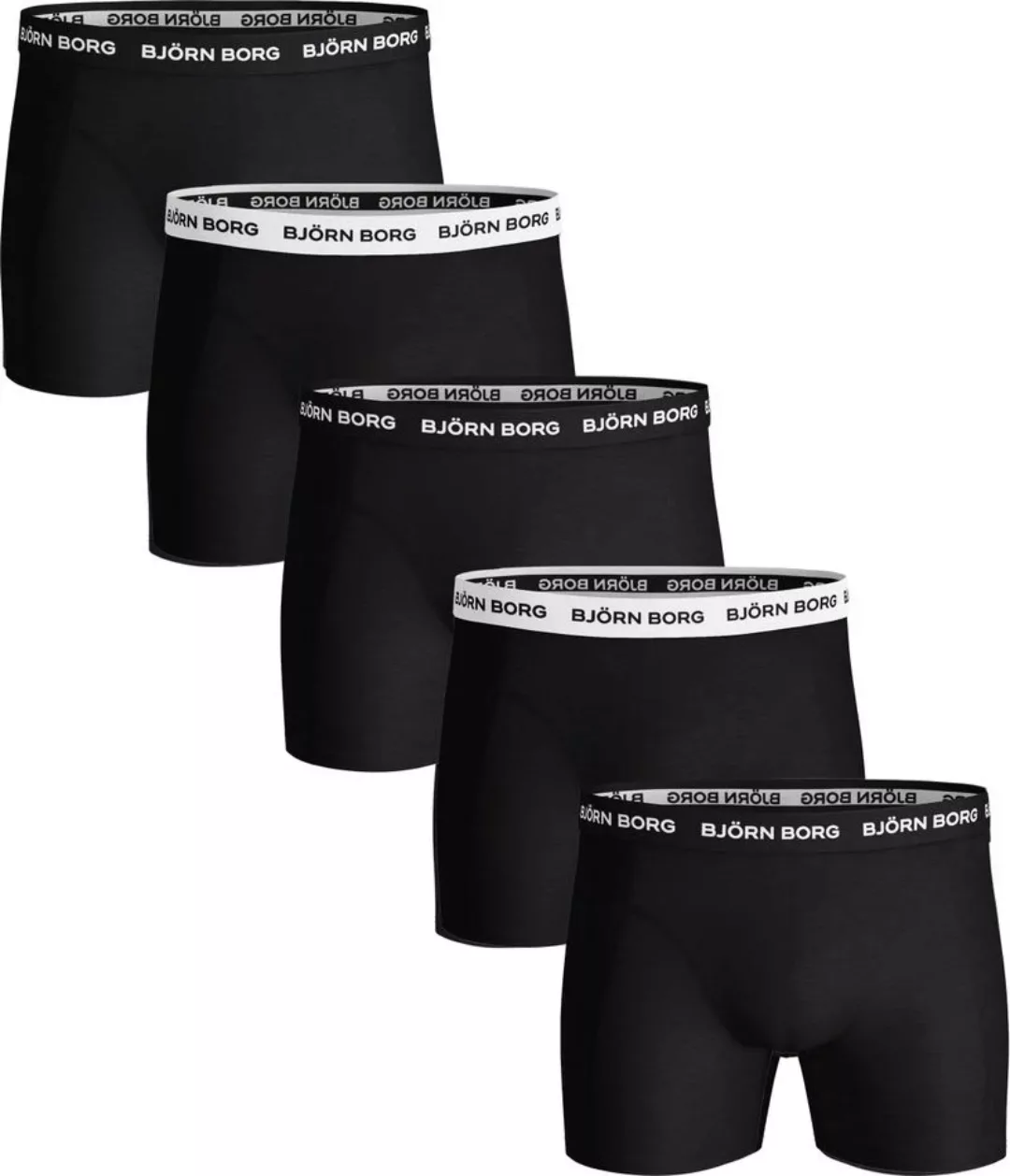 Björn Borg Shorts 5er-Pack Solids - Größe XL günstig online kaufen